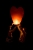 Небесный шар-фонарик в форме сердца